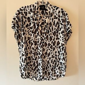 Animal print blouse